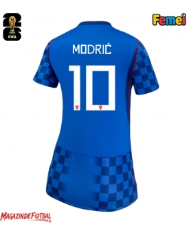 Croația Luka Modric #10 Echipament de Fotbal Replică Mondial 2026 Femei Deplasare Croația Luka Modric #10 Echipament de Fotbal Replică Mondial 2026 Femei Deplasare